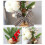 Christmas ornament small artificial mini tree slim pencil 6