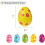 30-Pack 3" Printed Plastic Easter Eggs, Empty & Fillable, Compatible with Easter Basket Fillers 2