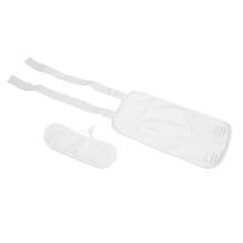 Castor Oil Pack Set with Adjustable Straps, Cotton, Washable, Reusable