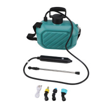 Battery Operated Sprayer5L Rechargeable Electric Sprayer With Telescopic Wand Adjustable Mist Density Retractable Wand Battery Indicator Mist