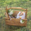 Giyblacko folding storage rack basket table 2-in-1 8