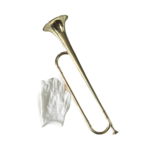 Bugle Tromme Trompet Professionel Messing Guld Musikinstrument Til Performance Band 2