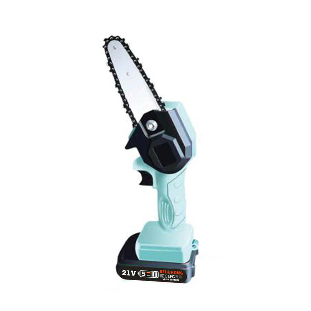 Powerful Cordless Chainsaw With Rechargeable Battery, Handheld Electric Chain Saw For Tree Trimming Featuring Automatic Oiler System, Compact Design 9071309234329