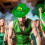 Grøn fløjls tophat til St. Patricks Day 4