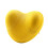 Cuscino di supporto per il collo, colore giallo, a forma di cuore e U. 5