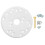 High Quality Acrylic Router Base Plate For Precision Work, Includes Brass Centering Pin And Screws Easy Installation Transparent Design Versatile 1
