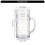 Brittisk ölmugg med gropar, 1000 ml 2
