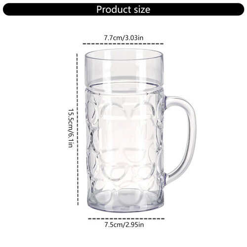Brittisk ölmugg med gropar, 1000 ml 1