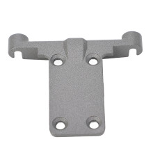 Achterbumperbevestiging van zinklegering voor RC-auto's WLTOYS124008 124010. Verbeterde bescherming, robuust ontwerp, bestand tegen dagelijkse