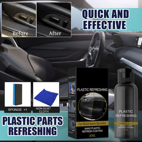 Car Plastic Revitalizing Coating Agent Refreshing Refurbish Automotive Part 2