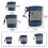 Golf net bag portable nylon mesh large capacity 3