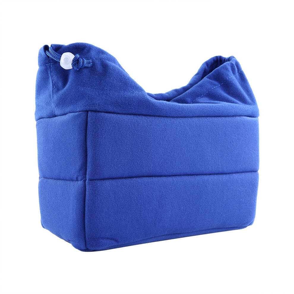 Padded Camera Insert Bag Dslr Tlr Camera Bag Insert With Adjustable Dividers Shockproof Liner Premium Velvet Protection Secured Equipment Storage 9489952693408