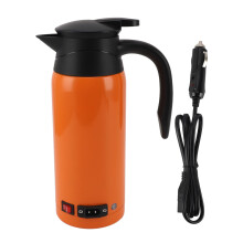 Portable Water Heater Stainless Steel Car Kettle Electric Travel Thermoses High Quality Material Good Sealing Performance Pressure Relief Hole With