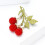 Broche mûre émaillée en alliage – 4,5 cm 4