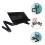 Premium Black Foldable Bed Laptop Desk with Ergonomic Angle for Home Use 8
