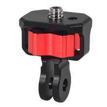 Adaptor versatil de conversie pentru trepied pentru GoPro, suport reglabil la 360 de grade cu suprafață anti-oglindă și compatibilitate