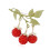 Broche de mora esmaltada, alfiler de aleación, 4,5 cm 4