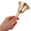 Hand Dinner Bell Golden Brass For Service Bell 1Pcs 7