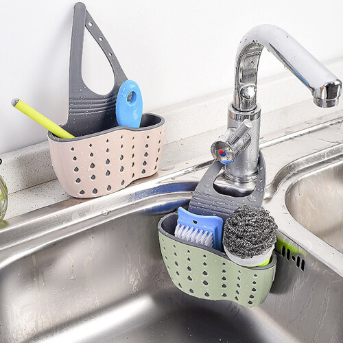 Kitchen Drainer with Hanging Storage Rack 1 Pack 2