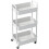 Three-layer plastic roller multi-functional storage trolley with handle 8