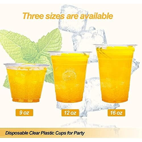 plastic cups [24 oz 100cups],Clear Crystal disposable plastic cups,smoothie cup 2