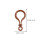 32Pcs Professional Keychain Clips Multi-function Plastic Keychains Lanyard Clip (Random Color) 2