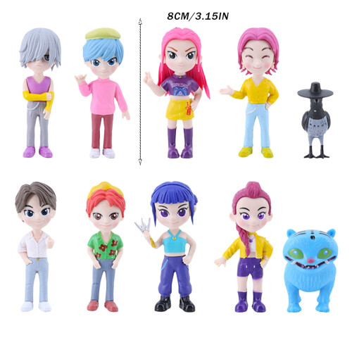 Korean Group Figure Dolls Set 3 Inch 10 Pieces 2