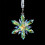 Crystal snowflake ornament clear acrylic 1 piece 3