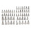 200pcs Cake Decorating Kit with Turntable, Icing Spatulas, Tips and Tools for Baking 6