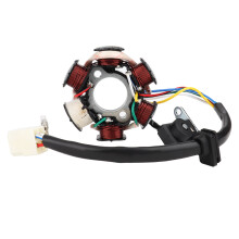 Generazione di energia Statore CA a 6 bobine e 5 fili Statore di accensione a magnete Connettore femmina Avviatore motore Impermeabile Facile