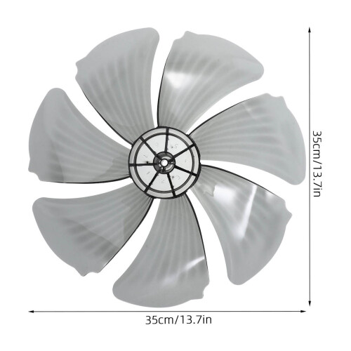 Quiet Operation Fan Blades AS Plastic Replacement for Floor Fan 1Pack 1