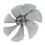 Quiet Operation Fan Blades AS Plastic Replacement for Floor Fan 1Pack 5