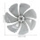 Quiet Operation Fan Blades AS Plastic Replacement for Floor Fan 1Pack 7