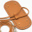 Bag Bottom Base DIY Bag Knitting Set with Shoulder Strap and Drawstring Handmade Brown 7