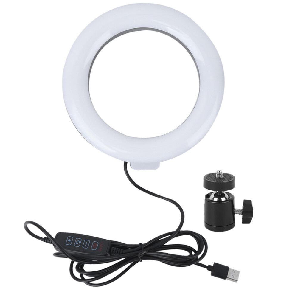 3Color Temperatures Ring Clip On Laptop Monitor Webcam Brightness Level Video Conference Ing Led Beads Usb Powered For Remote Light 9049227010615