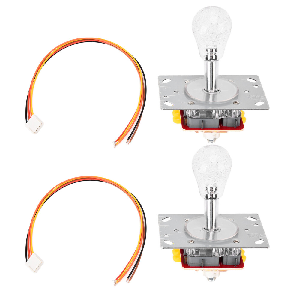 High Sensitivity Led Illuminated Joystick For Arcade Game Machines Switchable From8to4way Operation Removable Ball Head Spring Return To Center 9049227011131