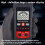 Smart Digital Multimeter with Auto Ranging, AC/DC Voltage, Large HD Screen – Compatible with Standard Test Leads 6