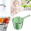 Long Handle Water Ladle, Green Kitchen Utensils 3