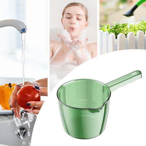 Long Handle Water Ladle, Green Kitchen Utensils 2