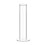 Supporto per elastici per capelli in acrilico trasparente, 22x10x4,5 cm 2