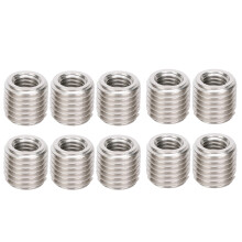 Industrial Fastener Thread Repair Tool, Stainless Steel Threaded Insert Male Female Reducing Nut Thread Adapters Sleeve For High Temperature