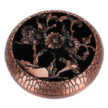 Craft Ornament Incense Holder Lotus Flower Shape Classical Furnishing Elegant Decoration Home Decoration Exquisite Workmanship Anti Rust Meditation