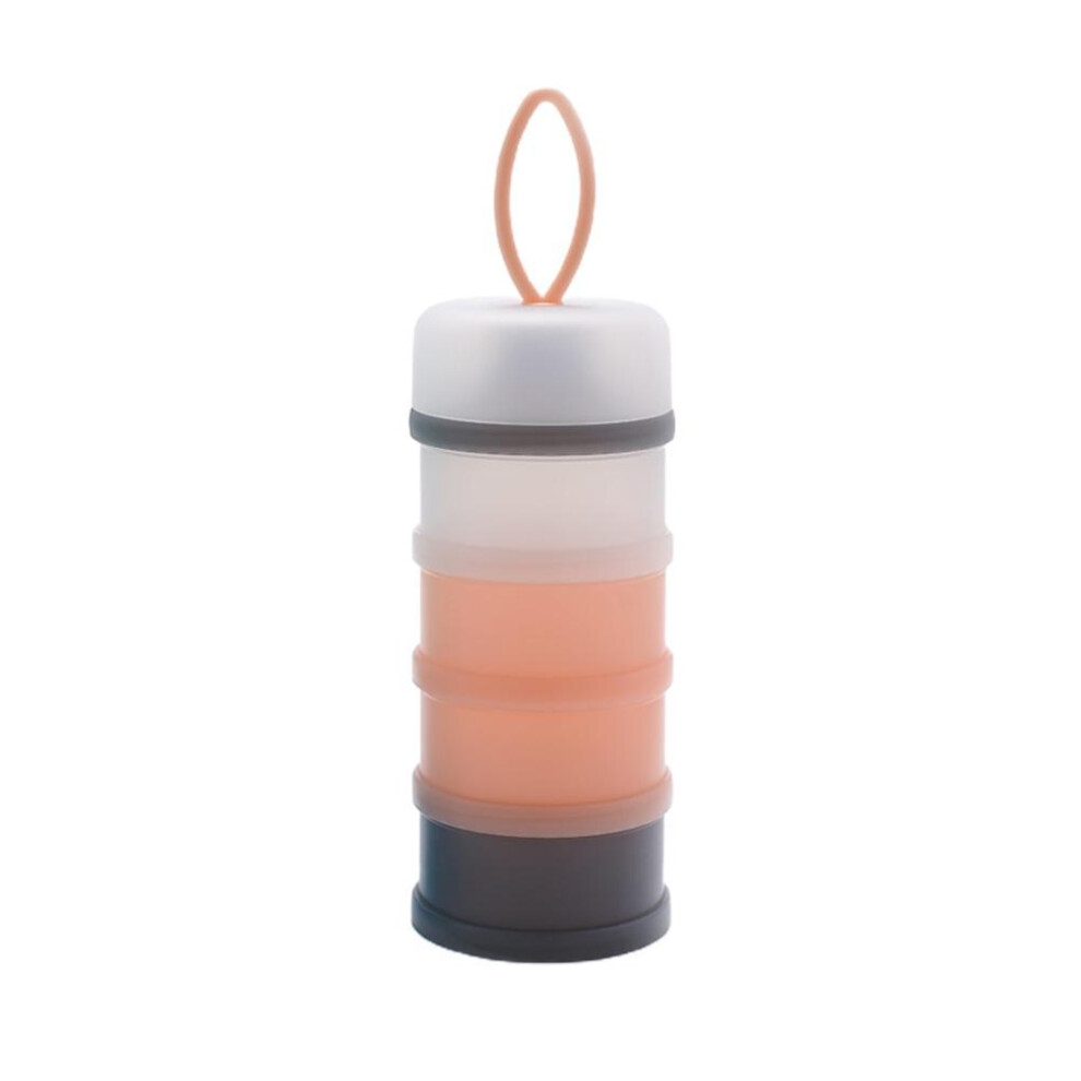 Non-Spill Baby Feeding Container, BPA Free Stackable Protein Powder Dispenser Multifunction Travel Storage Container with Twist Lock Seal and