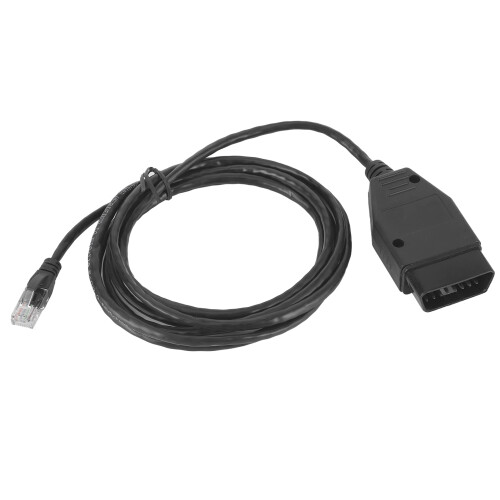 Ferramenta de diagnóstico veicular para BMW Série F, cabo de interface Ethernet para OBD com codificação ICOM e programação de módulos,