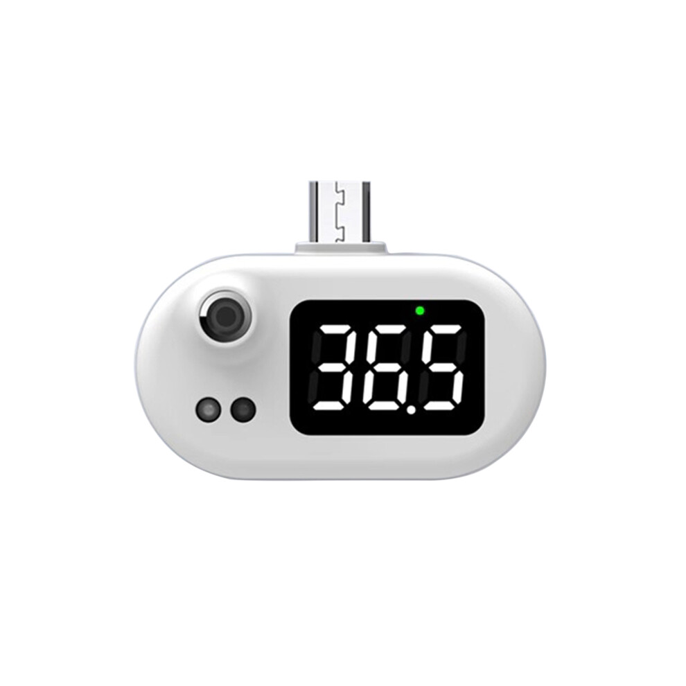 Portable Rechargeable Infrared Thermometer Fast Accurate Reading LCD Display Touchless Digital Thermometer With Fever Detection Auto Off Function For