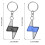 Anti-Static Keychain Grey Portable Static Eliminator 3
