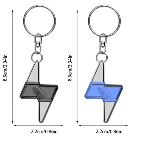 Anti-Static Keychain Grey Portable Static Eliminator 2