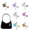 Porte-clés pendentif nœud en alliage – 12 cm 2