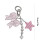 Porte-clés pendentif nœud en alliage – 12 cm 3