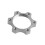 6-bolt disc brake rotor flange adapter 44MM 2